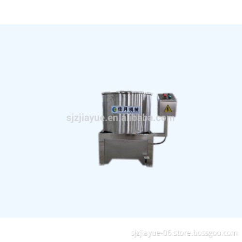Deoiling machine for puffed food
